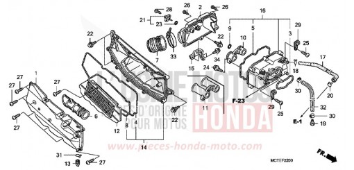 AIR CLEANER FJS600D7 de 2007